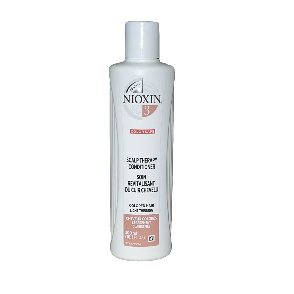 Nioxin‎ System 3 Scalp Therapy Conditioner Colored Hair Light Thinning 10.1oz